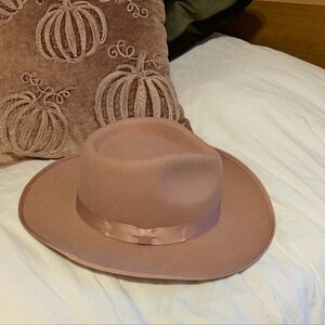 Monroe Rancher Gigi Pip Hat - dusty pink